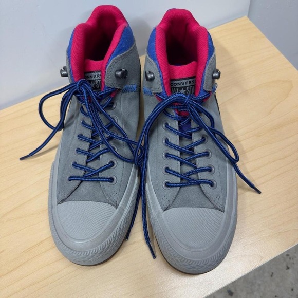 Converse Chuck Taylor All Star Street Shoe M 8 W 10 Hi Top Colorblock 162361C - Picture 2 of 9